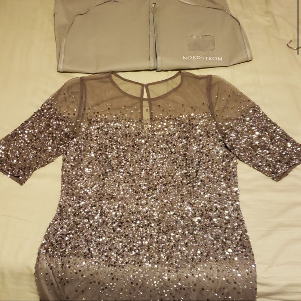 Full Length Sequin Ombre Gown - image 6